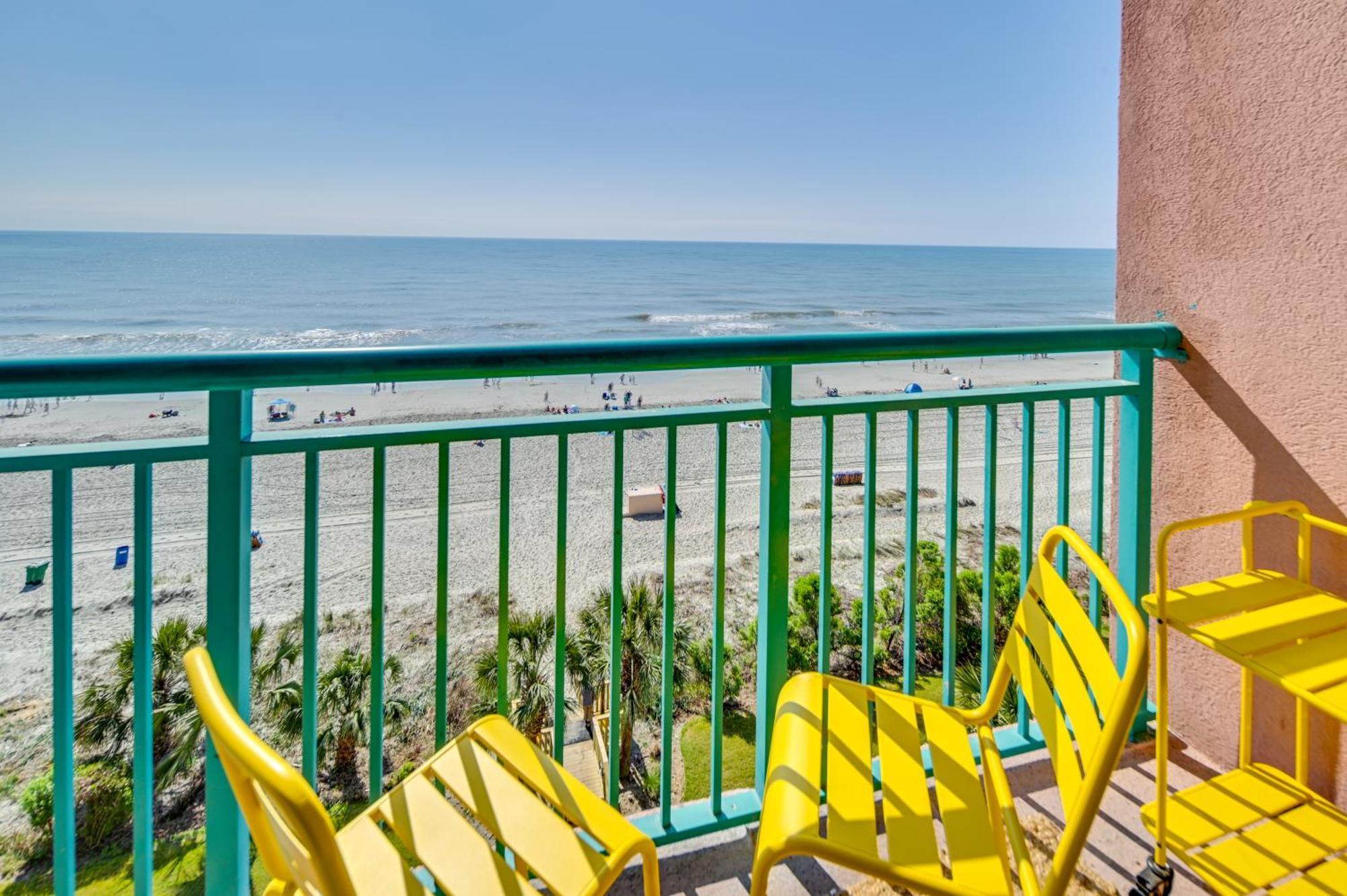 Myrtle Beach Oceanfront Condo With Pool And Lazy River 外观 照片