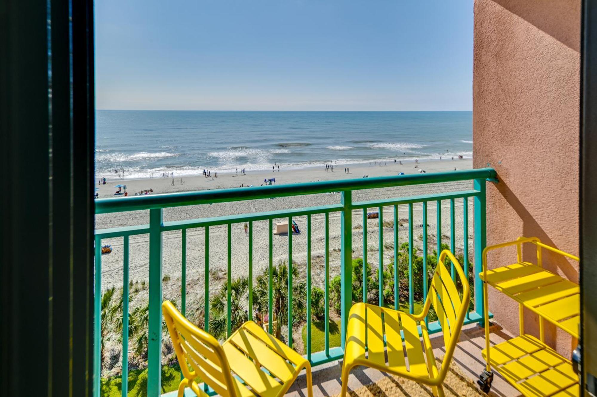 Myrtle Beach Oceanfront Condo With Pool And Lazy River 外观 照片